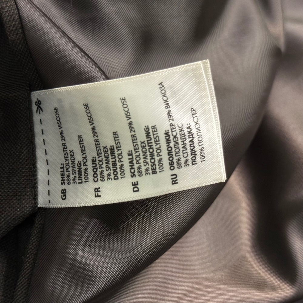Oak Hill Perfect Fit Mens 54 REG Brown 2 Button Suit Jacket Blazer Stretch Solid - Picture 15 of 16